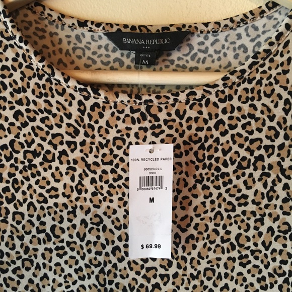 NWT Banana Republic Dress | Cheetah Leopard Print | Medium - Picture 6 of 6